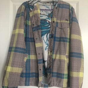 Kirra patterned rain jacket